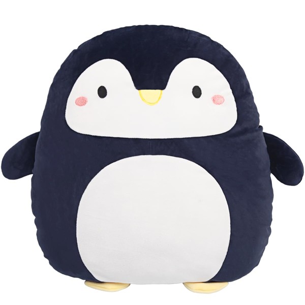 ARELUX 16in Soft Penguin Anime Plush Pillow Cute Stuffed Animal Plush Toy Kawaii Plushies Room Decor Christmas Decorations Gifts for Women Kids Birthday