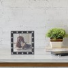 Lawrence Frames Metal and Black Enamel Paw Print Photo Frame