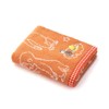 Curious George 68-2232150 Simple Line Face Towel, Orange, Reborn Cotton