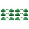 50Pcs Greenhouse Clamp PE Plastic 2 Head Plant Film Clamp