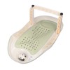 Foldable Baby Bath Support with Thermometer Slip Resistant Ergonomic Infant