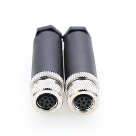 M8 8 Pin Female A Code Plug Industrial Circular Sensor Connector Aviation 8mm Waterproof IP67 Connector