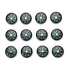 12pcs Button Compass, 20mm Pocket Compass Mini Compass Oil Filled