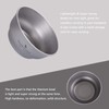 iBasingo Titanium Bowls Plate Ultralight Single Wall Bowl Plate Outdoor
