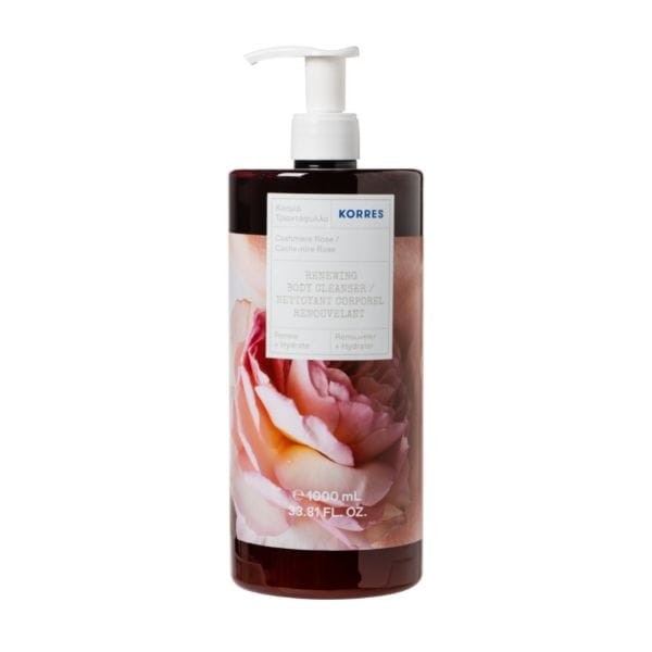 Korres Cashmere Rose Renewing Body Cleanser 1000 ml