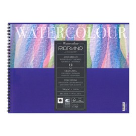 Fabriano : Watercolour : Spiral Pad : 9x12in : 300gsm : 12 Sheets : Not
