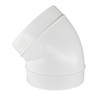 H&C VENT Pipe Elbow 45 Degrees - Exhaust Pipe, Ventilation