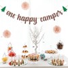 Dalaber One Happy Camper Banner, Camping Woodland Themed 1st Birthday