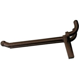 ProCraft Brand (20 Pack) 2 Inch Black Plastic Peg Hooks for 1/8" to 1/4" Pegboard (Made in USA)