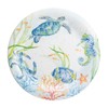 UPware 12-Piece Melamine Dinnerware Set, Includes Dinner Plates, Salad Plates,