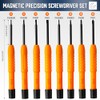 Precision Screwdriver Set with Magnetic Tips, 8-in-1 Multi-Function Screwdrivers, 4-in-1