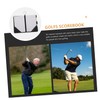 Kisangel 3 Pcs Golf Scorebook Holder Golf Scorecard Protector Stylish