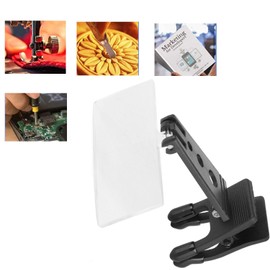 Wxinsheng Lente d'Ingrandimento,Clip per Lente d'Ingrandimento Regolabile,Lente d'Ingrandimento per Occhiali,Multi Lente d'Ingrandimento 1,5X 2,5X 3,5X,per Strumenti Ottici,Pieghevoli