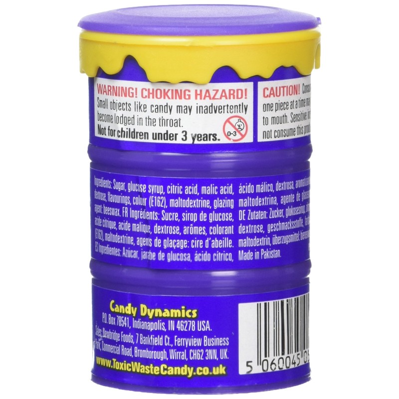 Toxic Waste Purple Drum Sour Candy 42 g