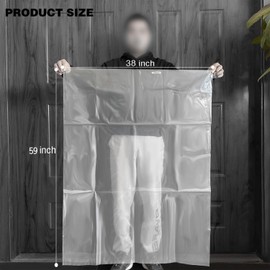 6 pack 55 gallon drum liners, clear heavy plastic drum liner, for Food storage, vegetable pickling