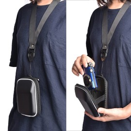 FOSOTO Hardcase Digitalkamera-Tasche kompatibel mit Sony W810 W830 WX350 RX100M7 HX90, Canon PowerShot SX740 SX720 SX620 G9 X,Panasonic,AbergBest,VOXPAN