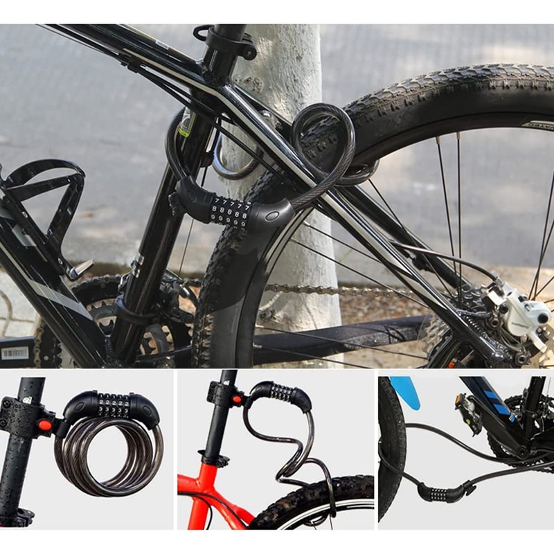 Bike Lock, GoFriend Bicycle Lock High Security 5 Digit Resettable