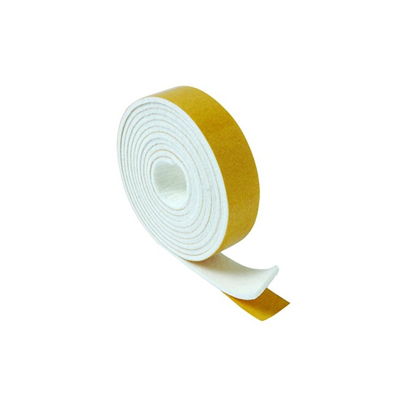 Brinox B62730B Filzgleiter, weiß, 19 mm x 2 m