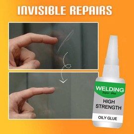 Welding High-Strength Oily Glue,Universal Super Wood Glue Gel,Ceramic Glue for Porcelain and Pottery Repair,Waterproof,No Smell,for Shoes,Metal,Plastic,Wood,Leather,Glass,DIY,50g (4 PCS)