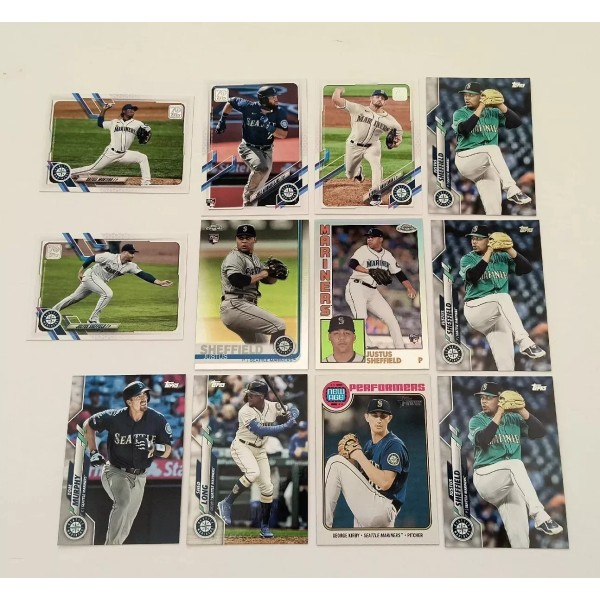 Mariners Lot Rookie Card Rc 2019 Topps Chrome Justus Sheffield