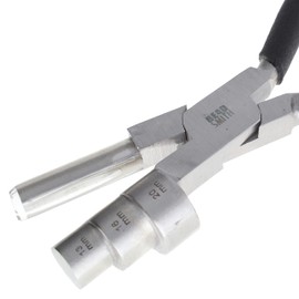 Beadsmith ビッグラッパープライヤー – マルチステップラッピングツール – 13、16、20mmバレル – 長さ7インチ、1.25インチのステンレススチールジョー クッショングリップ – リングの形を整え、一貫したサイズのループを作るのに使用