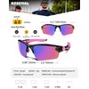 Polarized Sports Sunglasses for Men Women Youth Baseball Cycling Running