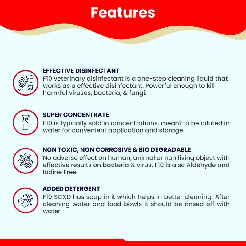 F10 SCXD Concentrated All Purpose Disinfectant Cleaner with Soap for