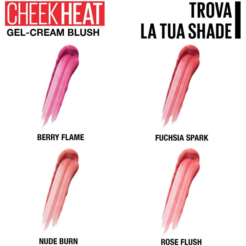 Maybelline Cheek Heat Water Infused Hydrating Gel Sheer Blusher, 15