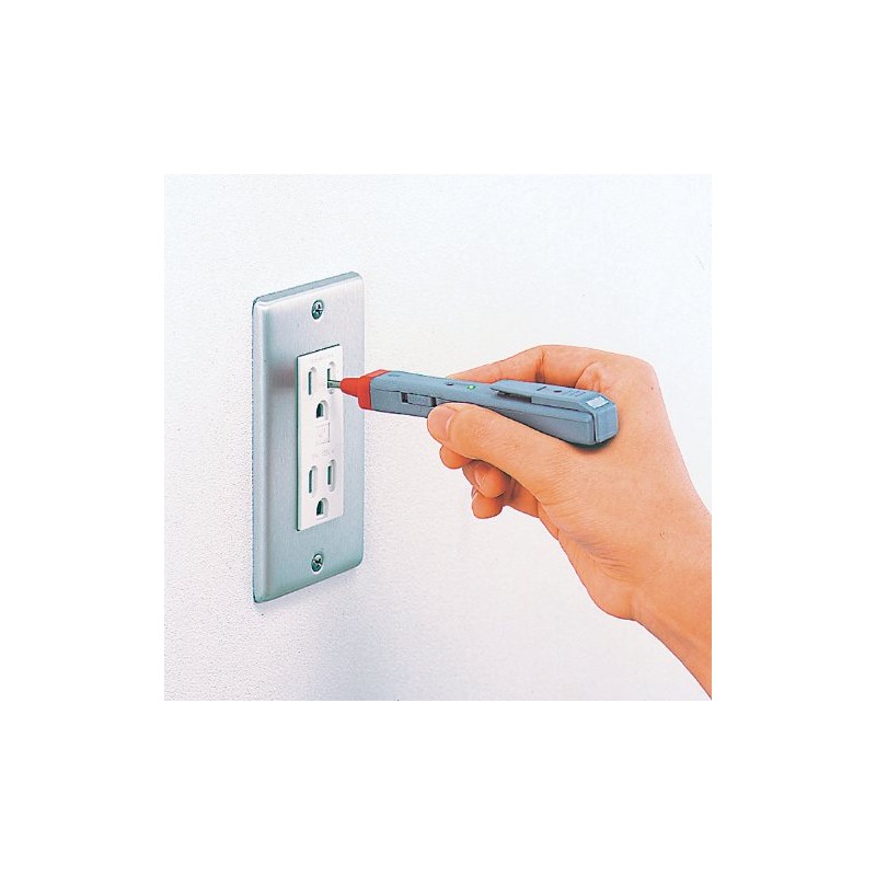 アネックス(ANEX) 検電 電圧チェッカー 直流(DC)・交流(AC)両用 ブザー&LEDタイプ No.2145-L