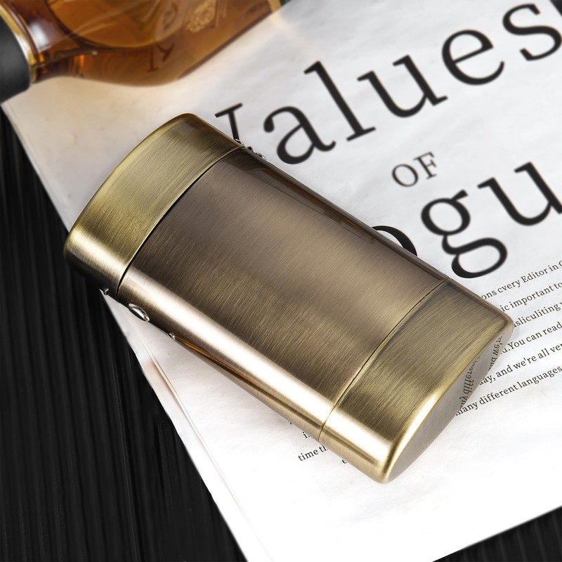 Goshentech Vintage Oval Case 20 Capacity 100mm King Size (Bronze)