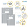 Herma 7435 notebook cover, DIN A5, notebook covers with labelling