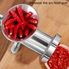 Aluminum Alloy Manual Meat Grinder Sausage Stuffer Hand Crank Meat