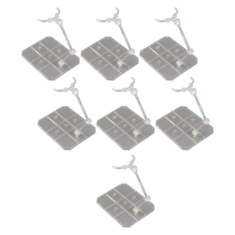 10 Sets Action Figure Stand Transparent Acrylic Anime Figure Display