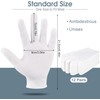 24 Pcs White Cotton Gloves for Dry Hands & Eczema,