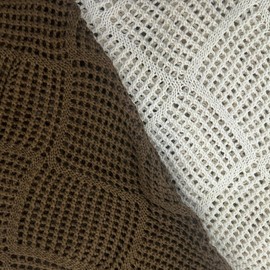 Caistre Summer Crochet Hobo Bag for Women Mesh Hollow Tote Bag Trendy Lightweight Knitted Shoulder Bags Purse Vacation