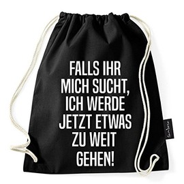 Sambosa, gym, sports bag with hipster quotes, black