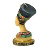 Figuren Shop GmbH Nefertiti Mini Bust - Hand-Painted Artificial Stone