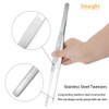 Kitchen Tweezers Long Tweezers Set, LEEFONE 2 PCS 12 Inch