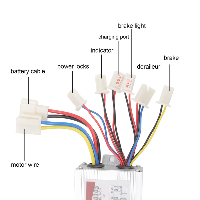 Brush Motor Speed Controller DC36V 800W Speed Regulator Module with