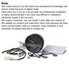 DKMOTORK 0011 Digital Gauge Motorcycle Speedometer/Tachometer/Odometer MPH KM/H Universal with