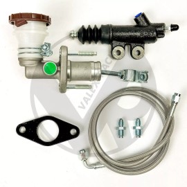 Unbranded S2000 Style Clutch Master Cylinder&Exedy Slave Silver Line Kit For Civic Integra