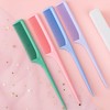 Pastel Hair Tail Comb & Hairbrush for Parting and Salon Cuts 01. Blue 20ea
