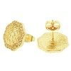 Cubic Zirconia Earrings Studs Gold nugget earrings for men Nugget