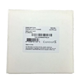 Control4 Gen3 C4-FP2-LA Faceplate, Two-gang (Light Almond)