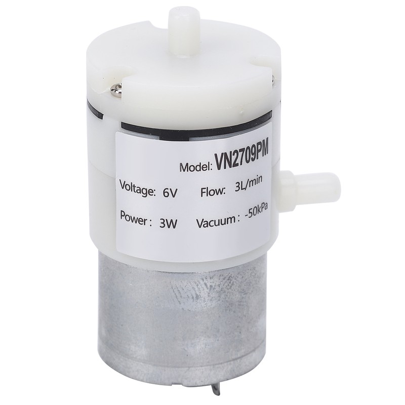 3Pcs DC 6V Diaphragm Pump 3L/min Micro Noiseless Vacuum Pumping