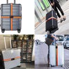 DFsucces Suitcase Belt, One-touch Type, Luggage Fastening, Adjustable, Prevents Loss,