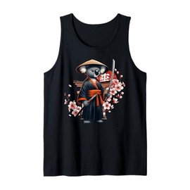 Koala Samurai Warrior Art Japanese Culture Aesthetics Tank Top