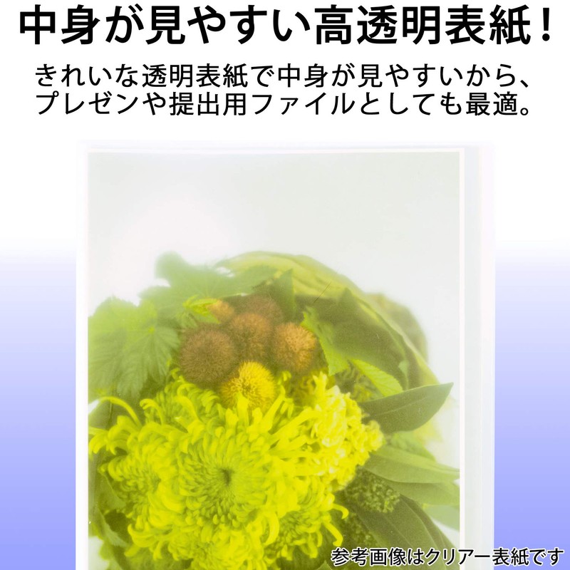 Plus Clear File, Simple Clear File, A4, 40 Pockets, 3