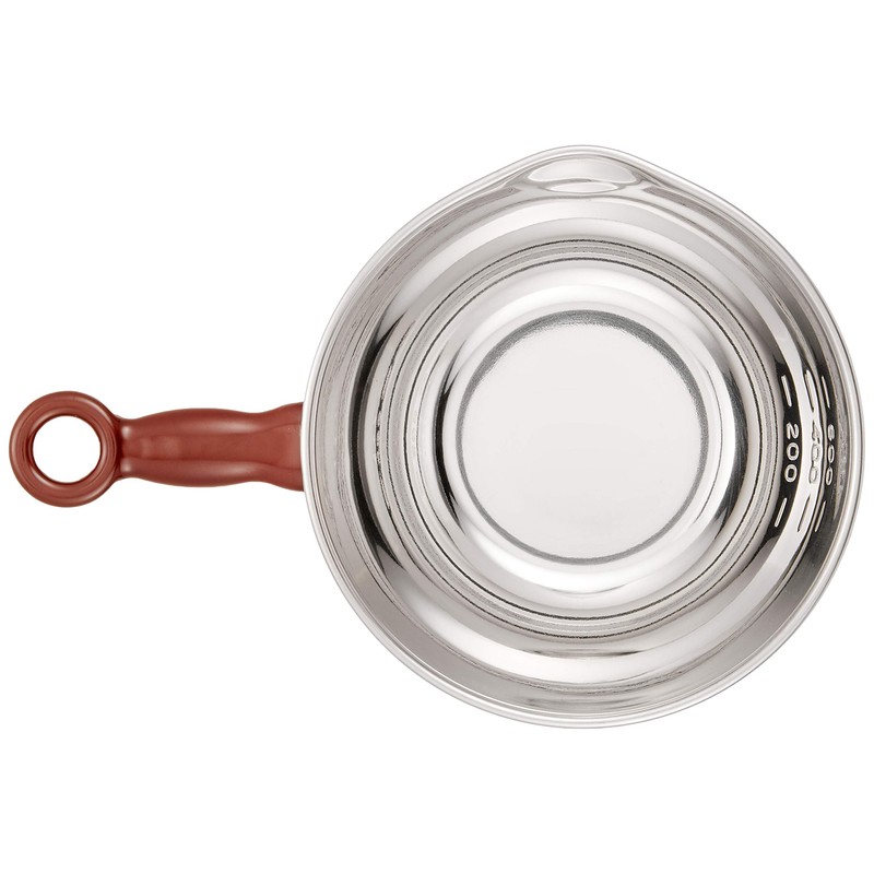 遠藤商事 ステンレス 手付片口ボール 目盛付 小