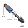 CNRAQR 6AN Male To 3/8" SAE Quick Disconnect Male Push